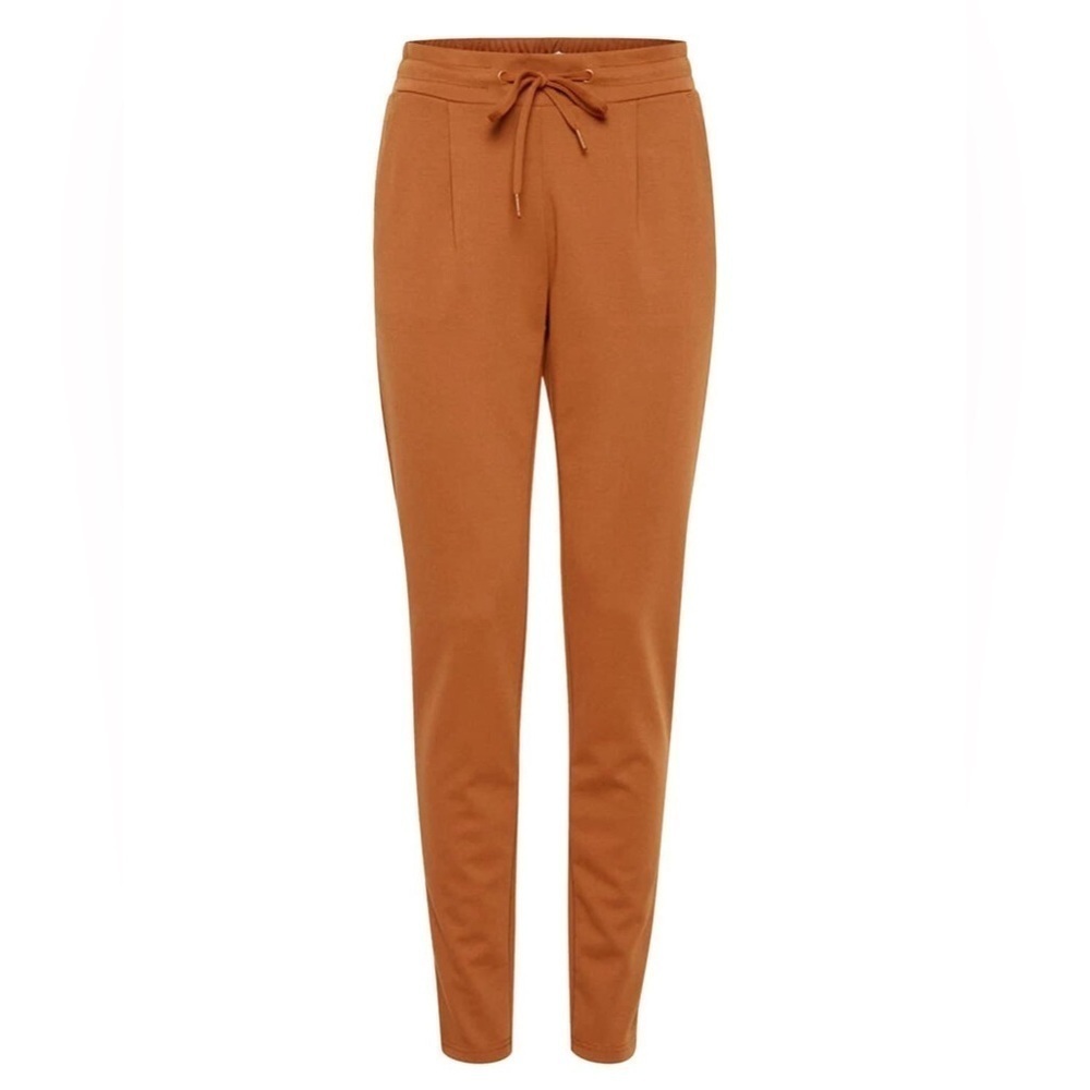ICHI - Kate Jogger in Sugar Almond. Polyester, viscose, elastane. Medium